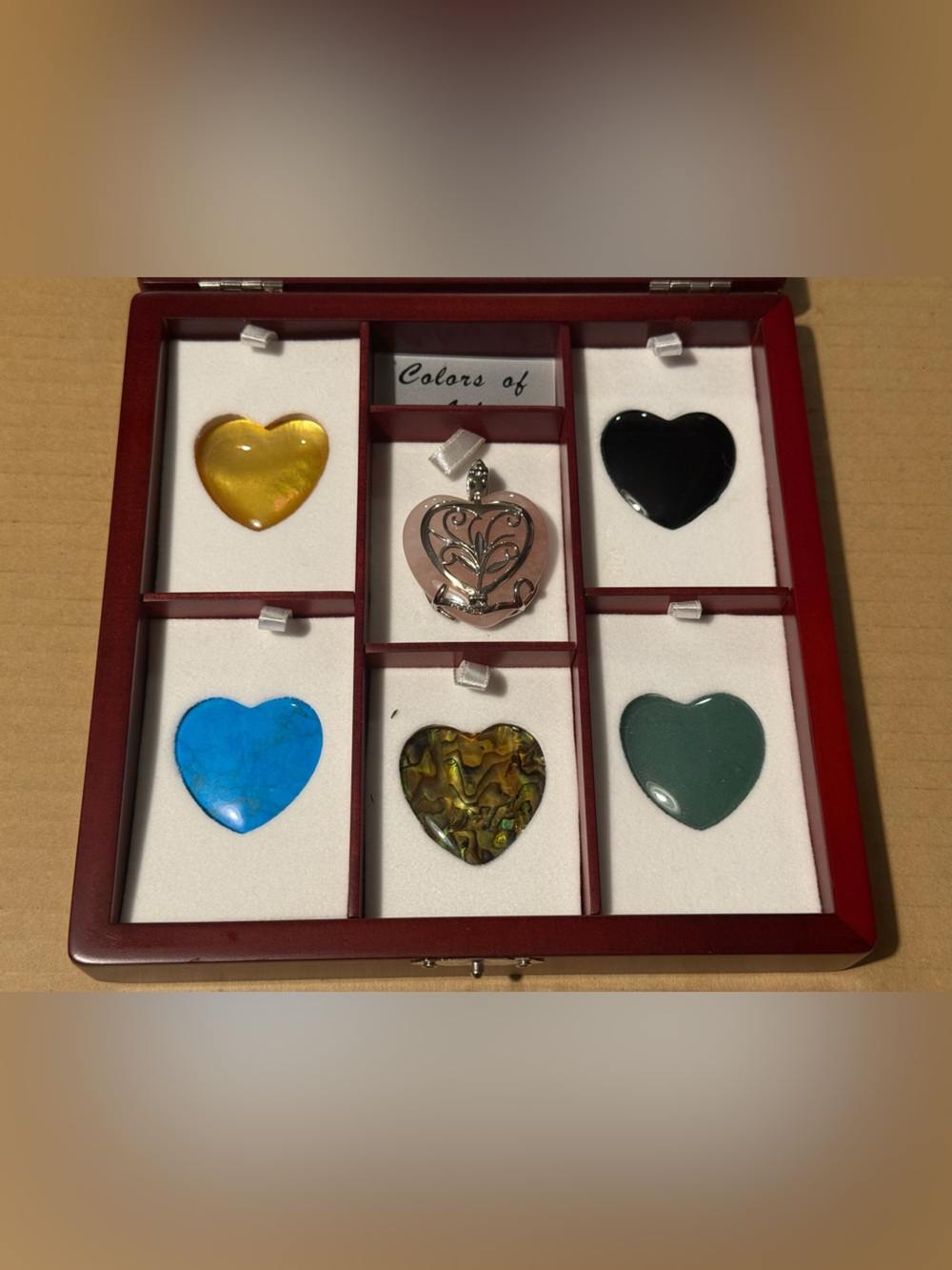 925 Sterling China Interchangeable Heart Large Pendants